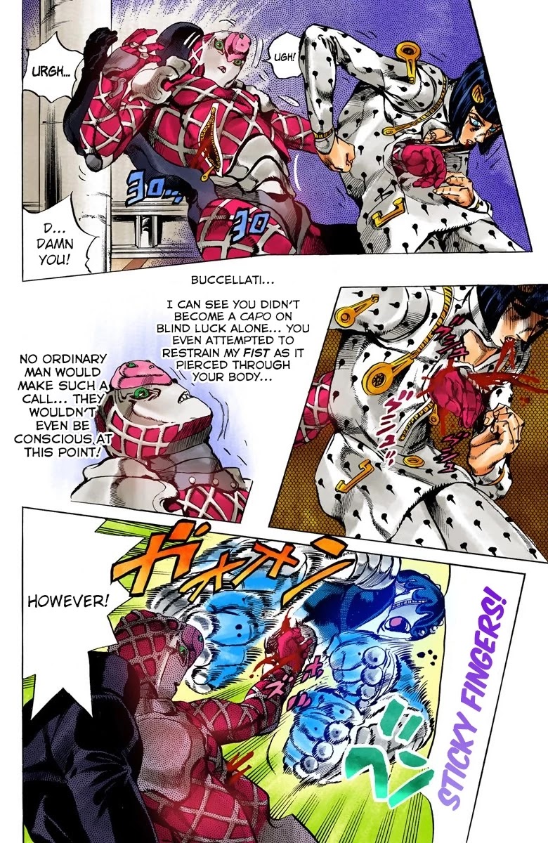 JoJo's Bizarre Adventure Part 5 - Vento Aureo (Official Colored) chapter 81 page 6