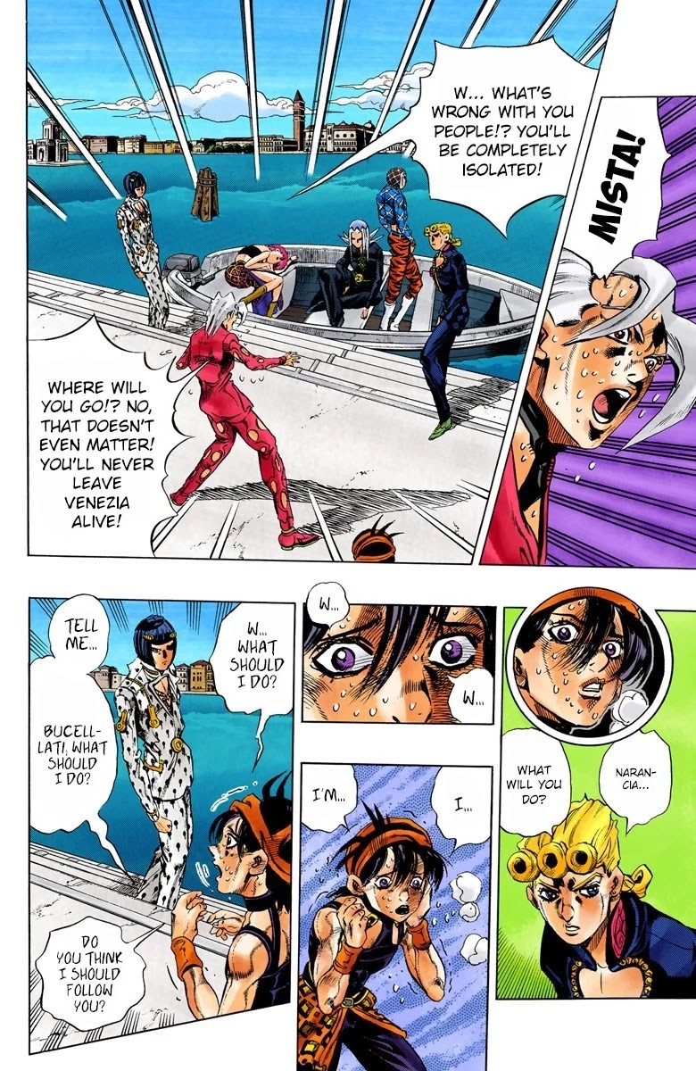 JoJo's Bizarre Adventure Part 5 - Vento Aureo (Official Colored) chapter 84 page 11