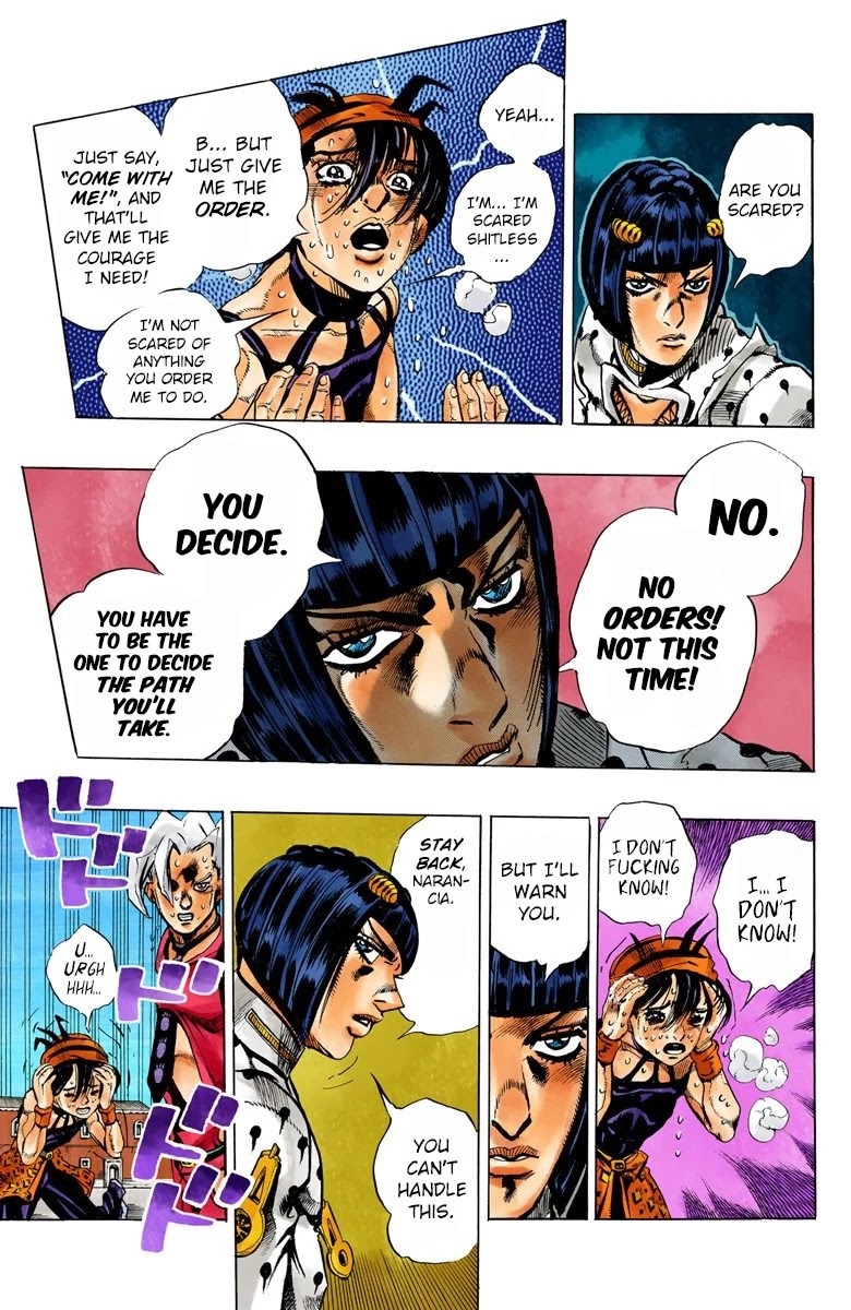 JoJo's Bizarre Adventure Part 5 - Vento Aureo (Official Colored) chapter 84 page 12