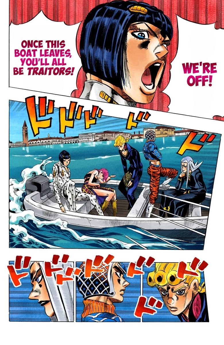 JoJo's Bizarre Adventure Part 5 - Vento Aureo (Official Colored) chapter 84 page 13