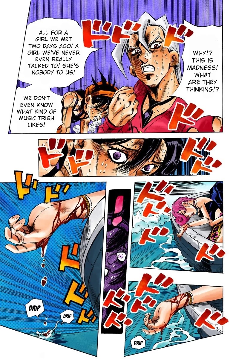 JoJo's Bizarre Adventure Part 5 - Vento Aureo (Official Colored) chapter 84 page 14