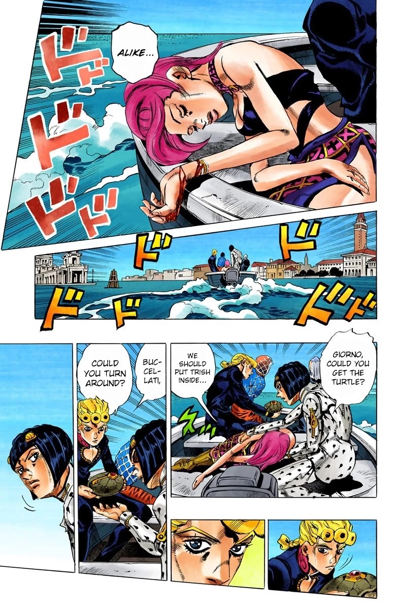 JoJo's Bizarre Adventure Part 5 - Vento Aureo (Official Colored) chapter 84 page 16