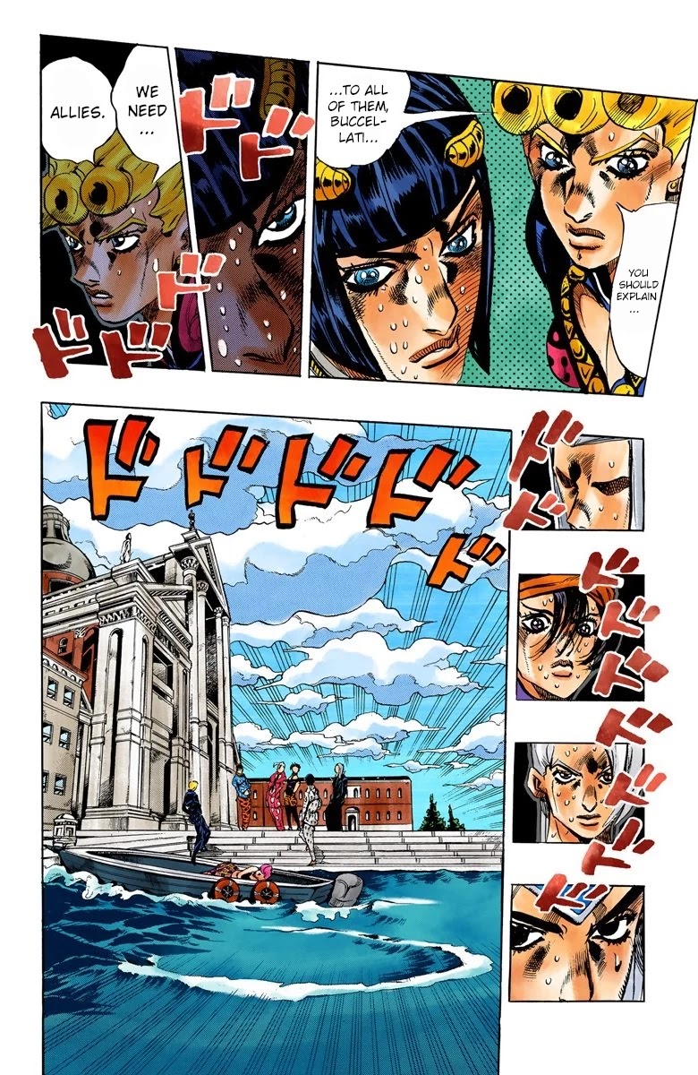 JoJo's Bizarre Adventure Part 5 - Vento Aureo (Official Colored) chapter 84 page 3