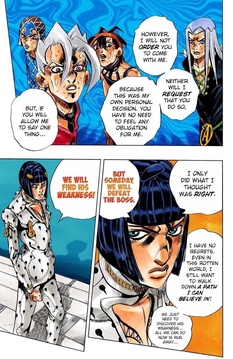 JoJo's Bizarre Adventure Part 5 - Vento Aureo (Official Colored) chapter 84 page 6