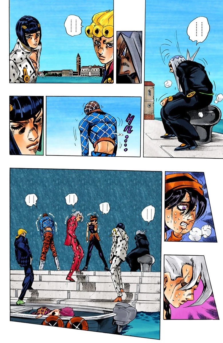 JoJo's Bizarre Adventure Part 5 - Vento Aureo (Official Colored) chapter 84 page 7