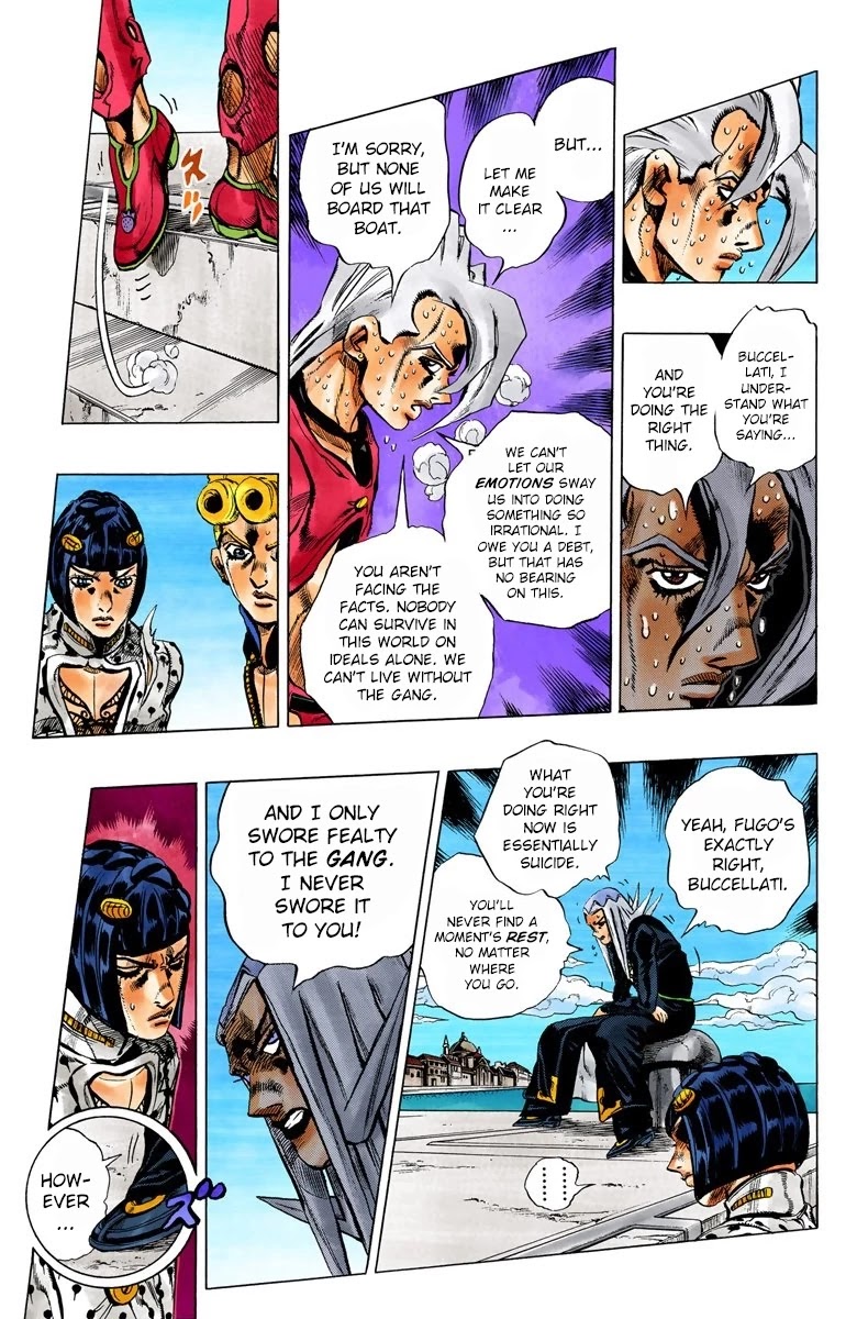 JoJo's Bizarre Adventure Part 5 - Vento Aureo (Official Colored) chapter 84 page 8