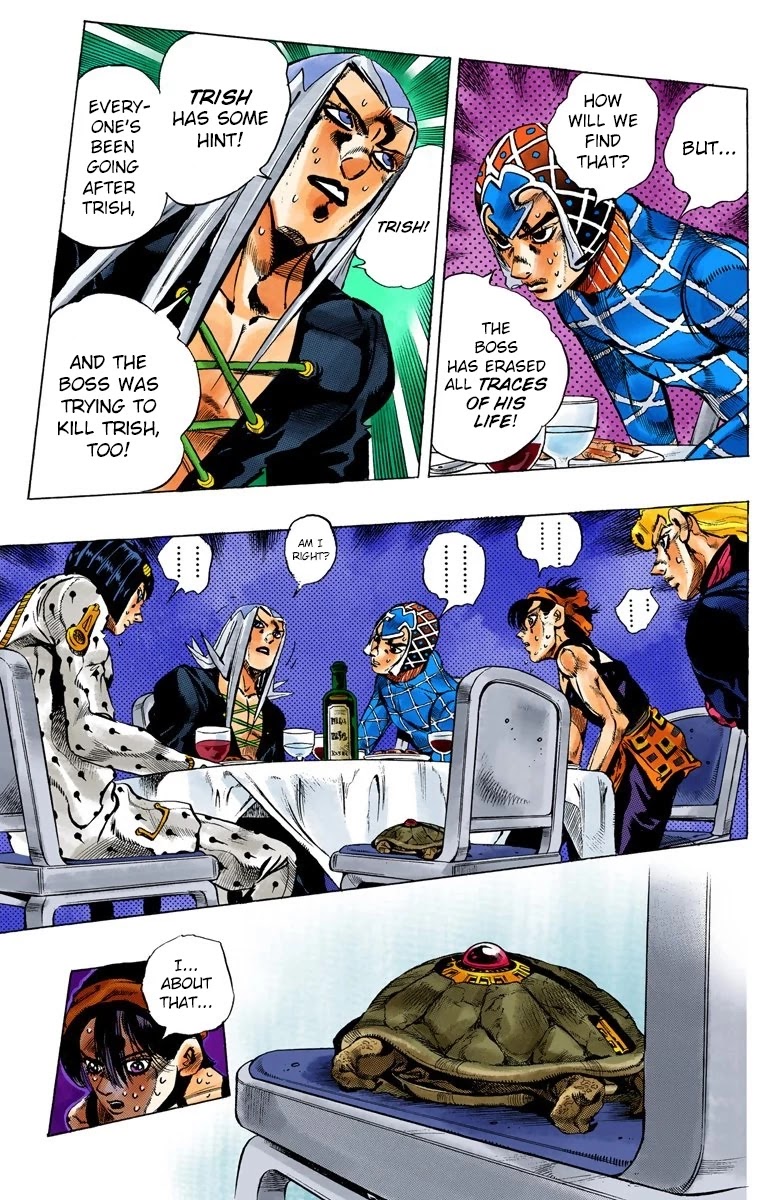 JoJo's Bizarre Adventure Part 5 - Vento Aureo (Official Colored) chapter 85 page 12