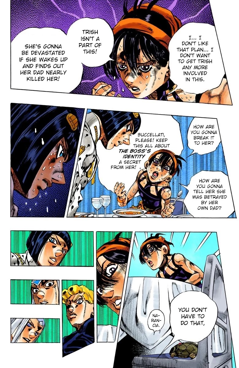 JoJo's Bizarre Adventure Part 5 - Vento Aureo (Official Colored) chapter 85 page 13