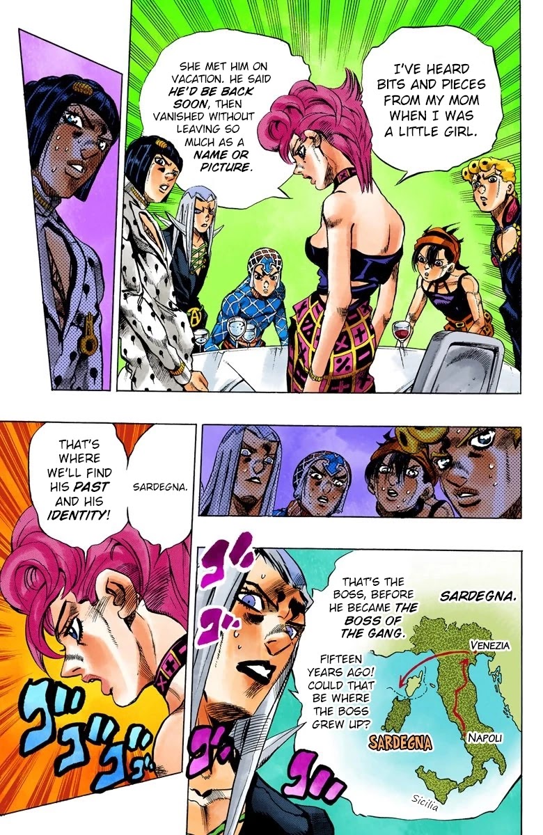 JoJo's Bizarre Adventure Part 5 - Vento Aureo (Official Colored) chapter 85 page 16