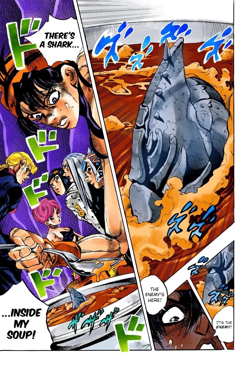 JoJo's Bizarre Adventure Part 5 - Vento Aureo (Official Colored) chapter 85 page 22