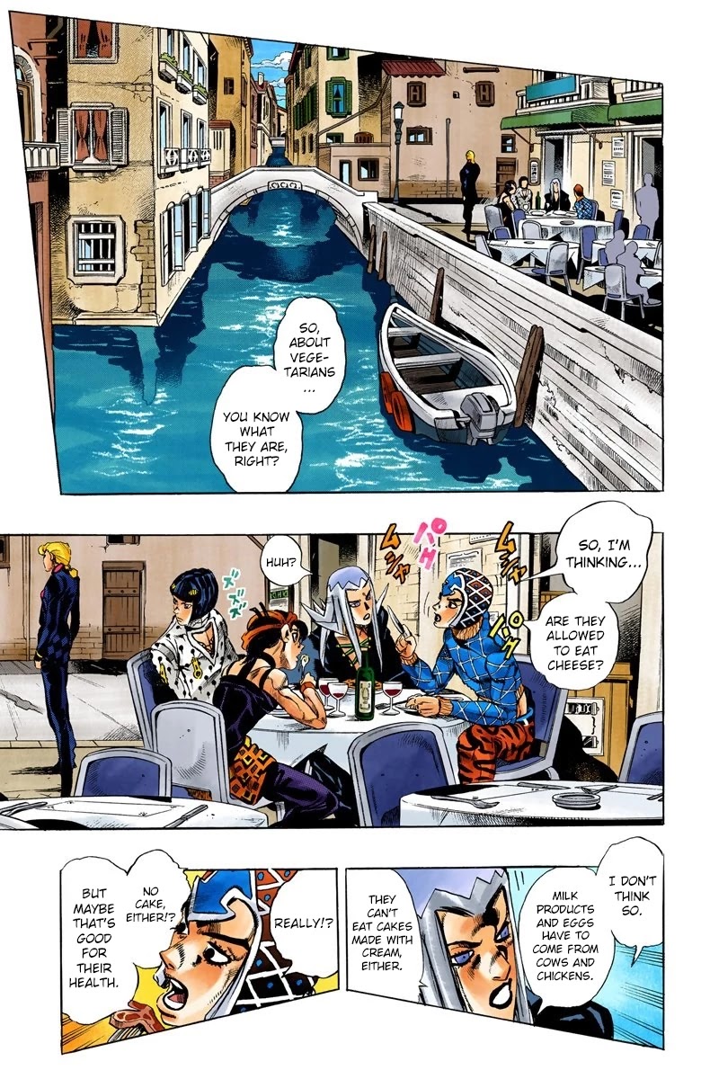 JoJo's Bizarre Adventure Part 5 - Vento Aureo (Official Colored) chapter 85 page 4