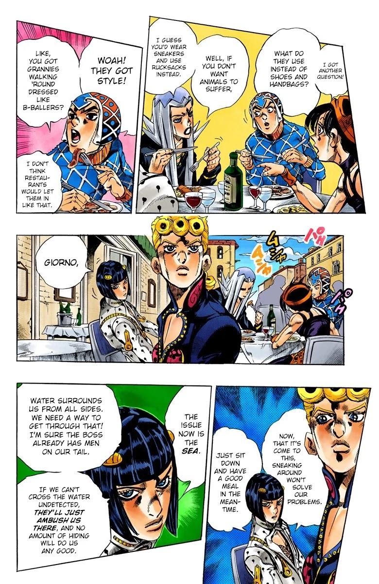 JoJo's Bizarre Adventure Part 5 - Vento Aureo (Official Colored) chapter 85 page 5