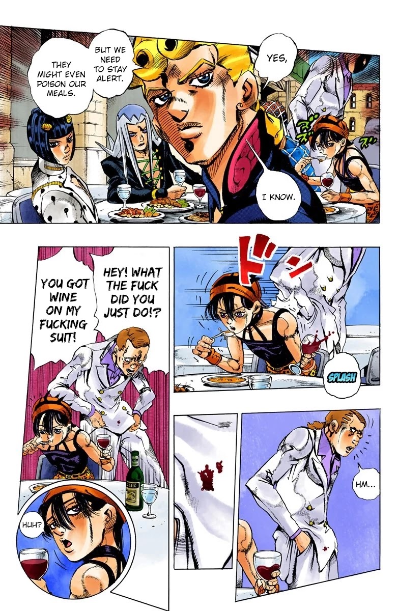 JoJo's Bizarre Adventure Part 5 - Vento Aureo (Official Colored) chapter 85 page 6