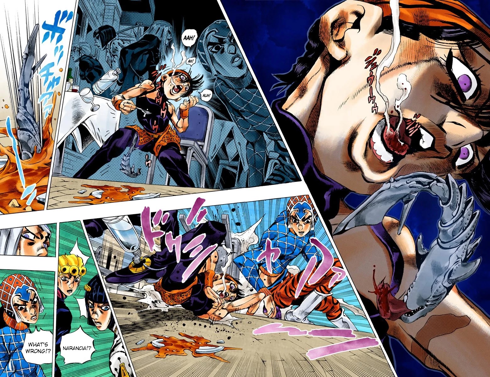 JoJo's Bizarre Adventure Part 5 - Vento Aureo (Official Colored) chapter 86 page 6