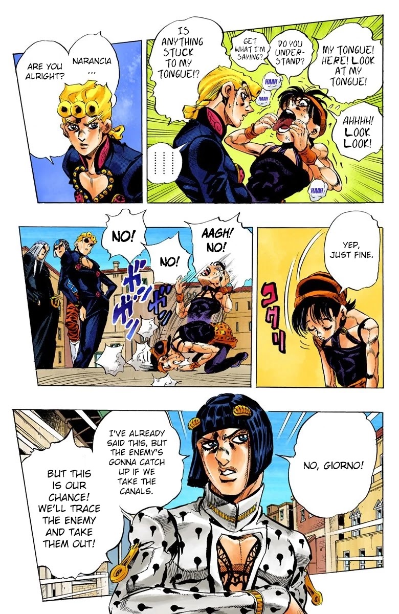 JoJo's Bizarre Adventure Part 5 - Vento Aureo (Official Colored) chapter 87 page 11