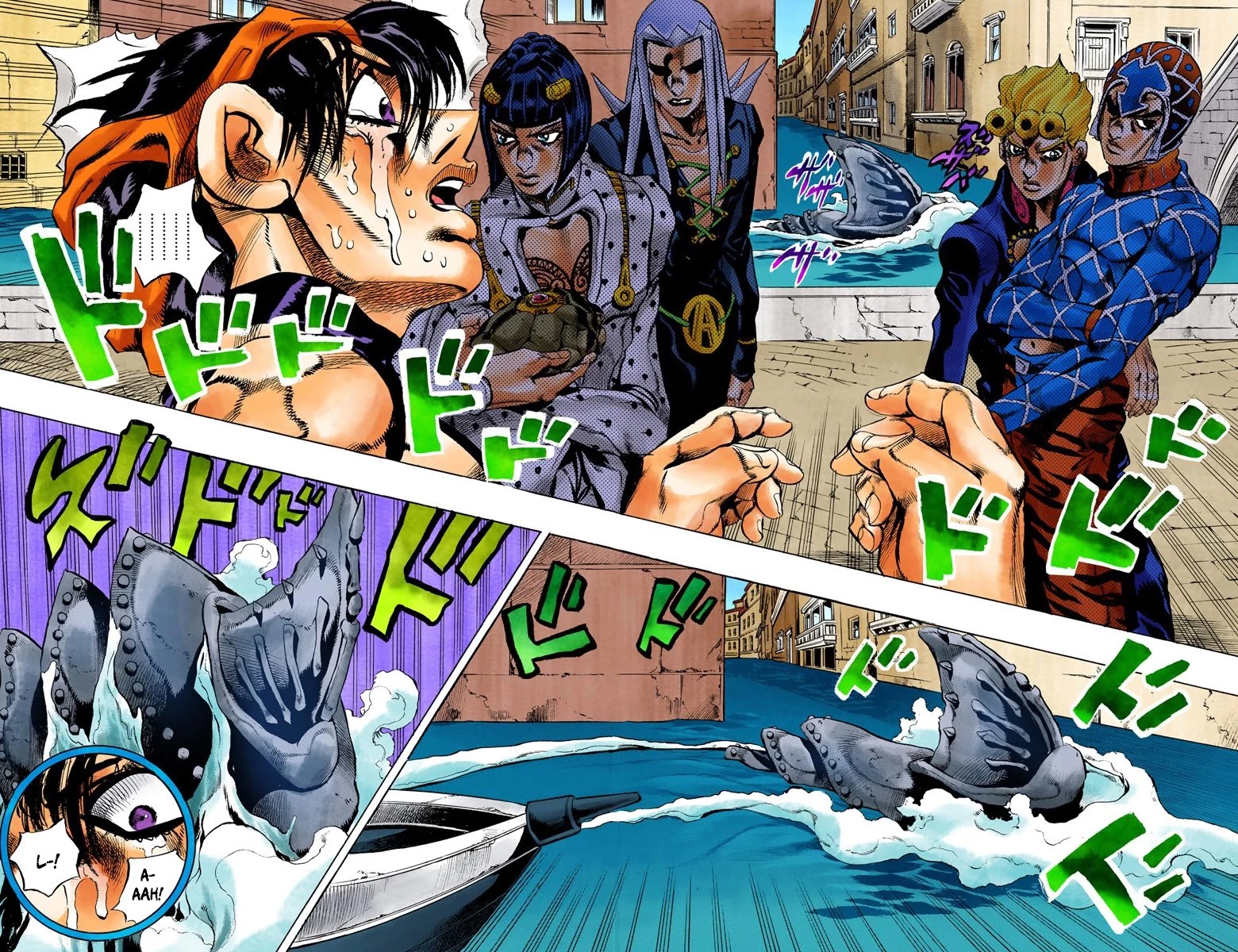 JoJo's Bizarre Adventure Part 5 - Vento Aureo (Official Colored) chapter 87 page 16