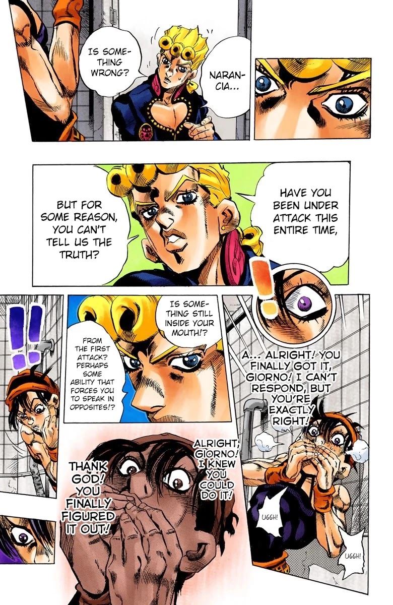 JoJo's Bizarre Adventure Part 5 - Vento Aureo (Official Colored) chapter 88 page 17