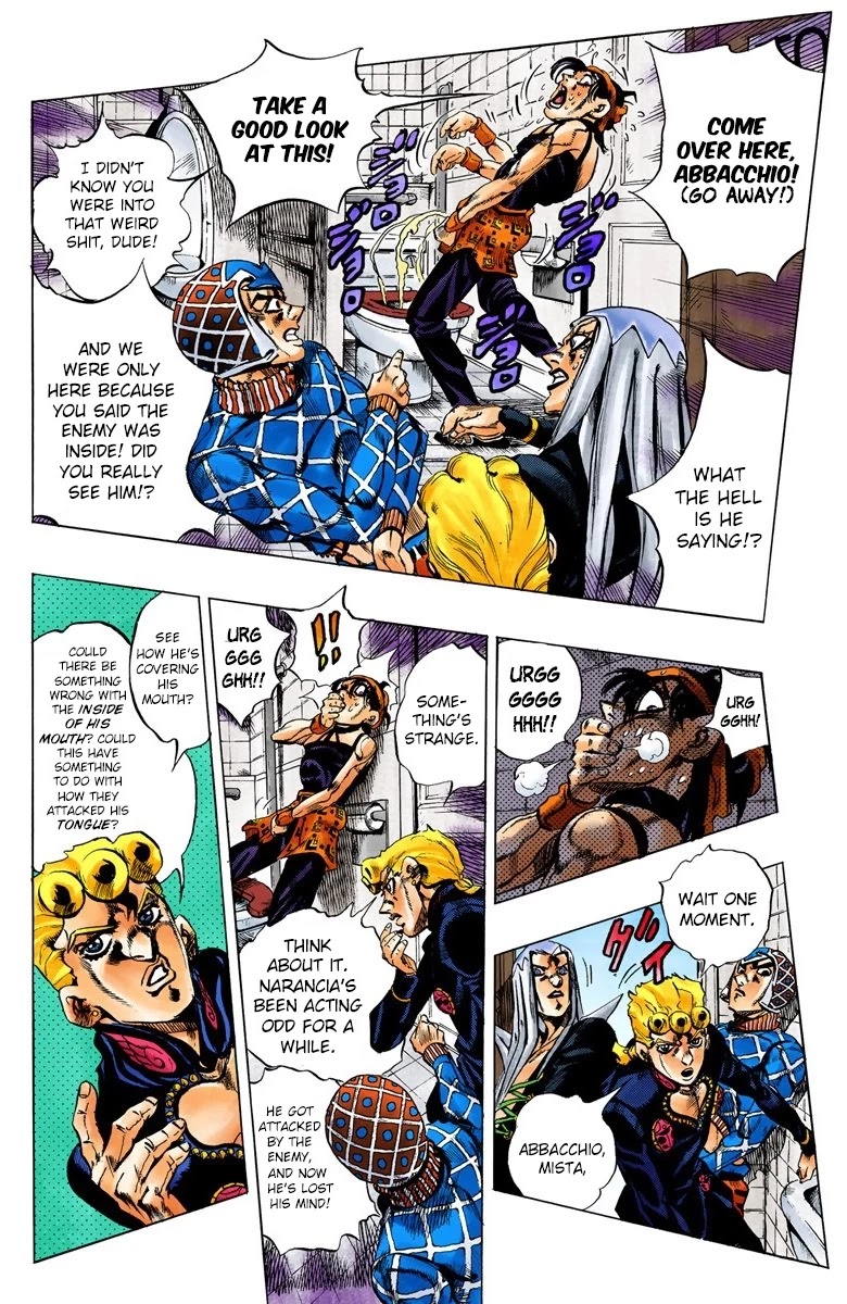 JoJo's Bizarre Adventure Part 5 - Vento Aureo (Official Colored) chapter 88 page 7