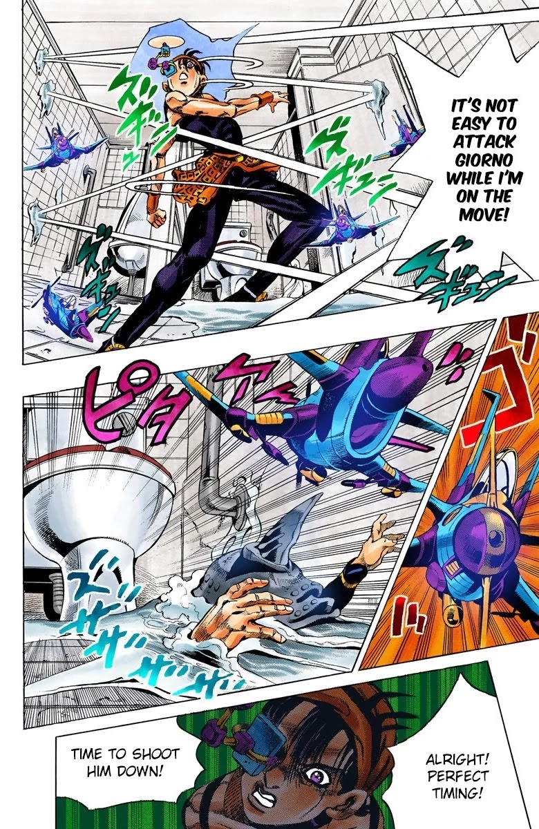 JoJo's Bizarre Adventure Part 5 - Vento Aureo (Official Colored) chapter 89 page 10