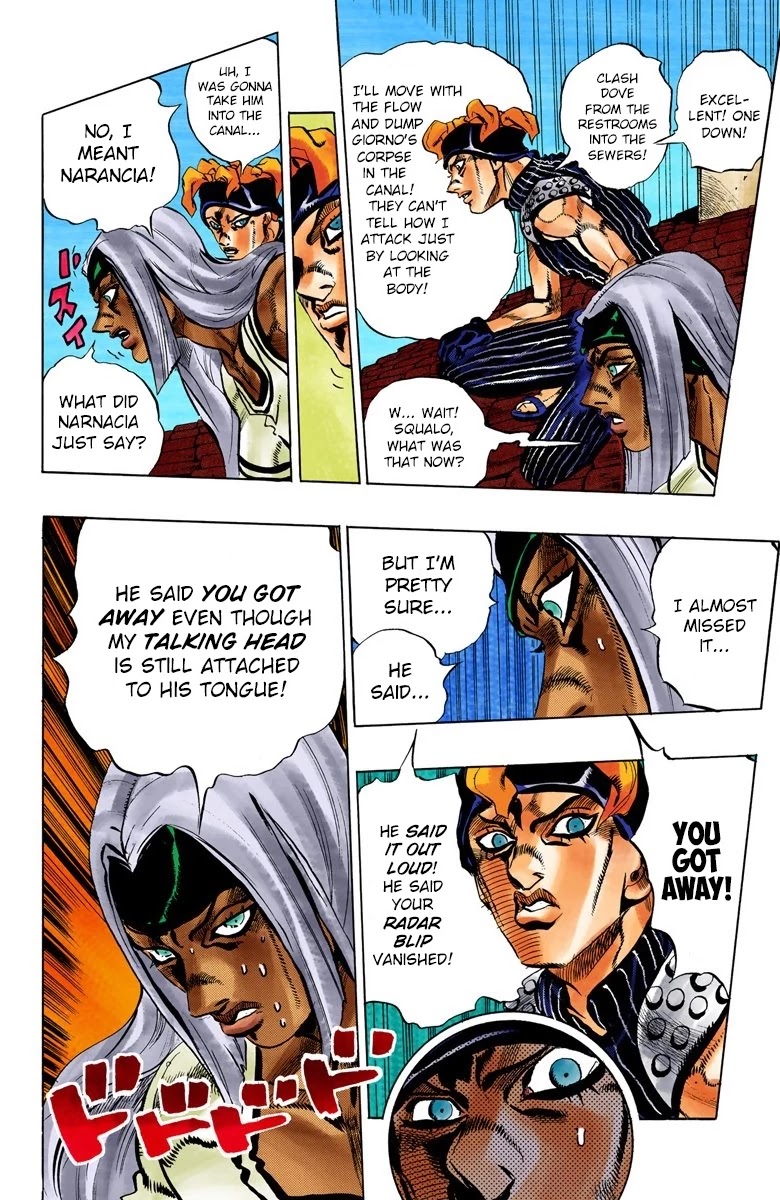 JoJo's Bizarre Adventure Part 5 - Vento Aureo (Official Colored) chapter 89 page 14