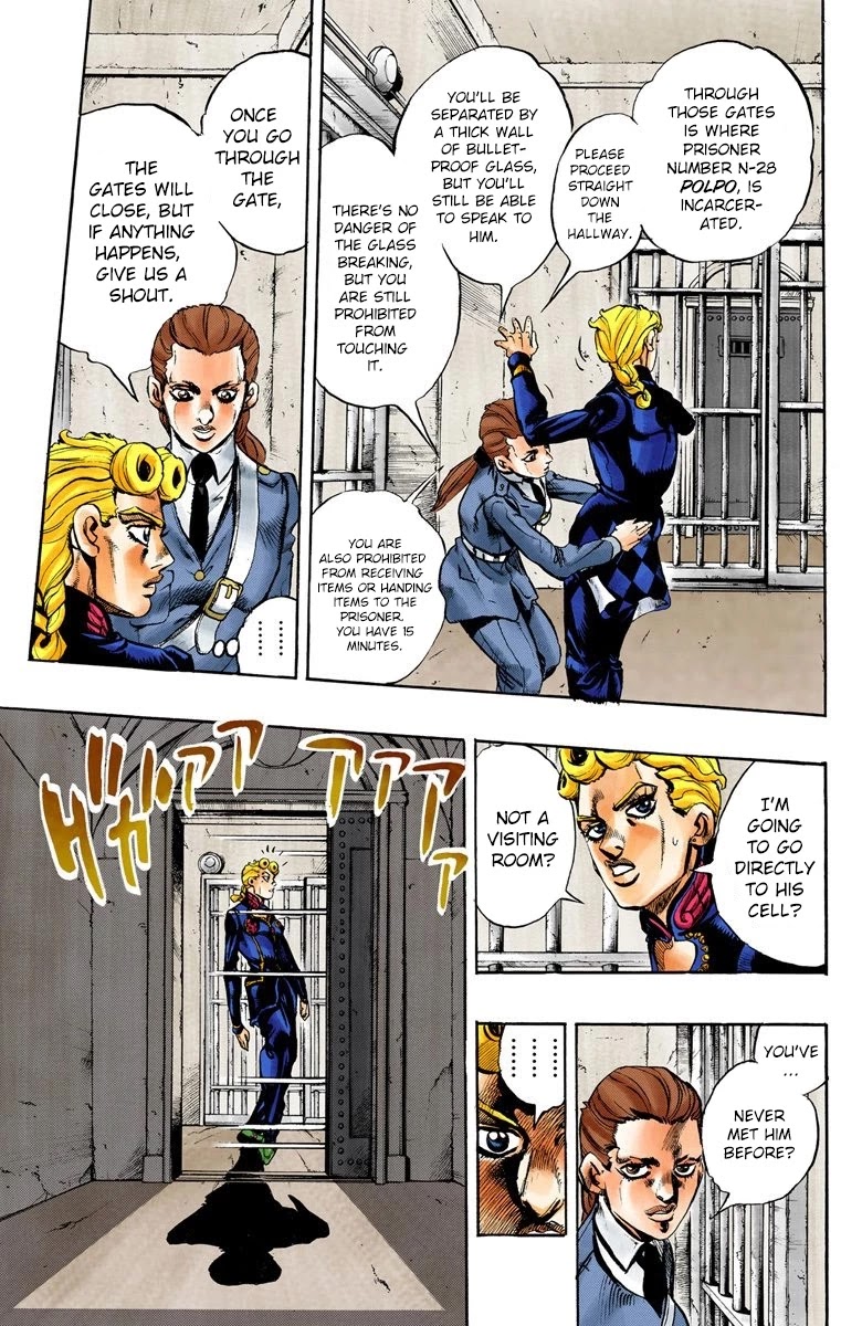 JoJo's Bizarre Adventure Part 5 - Vento Aureo (Official Colored) chapter 9 page 10