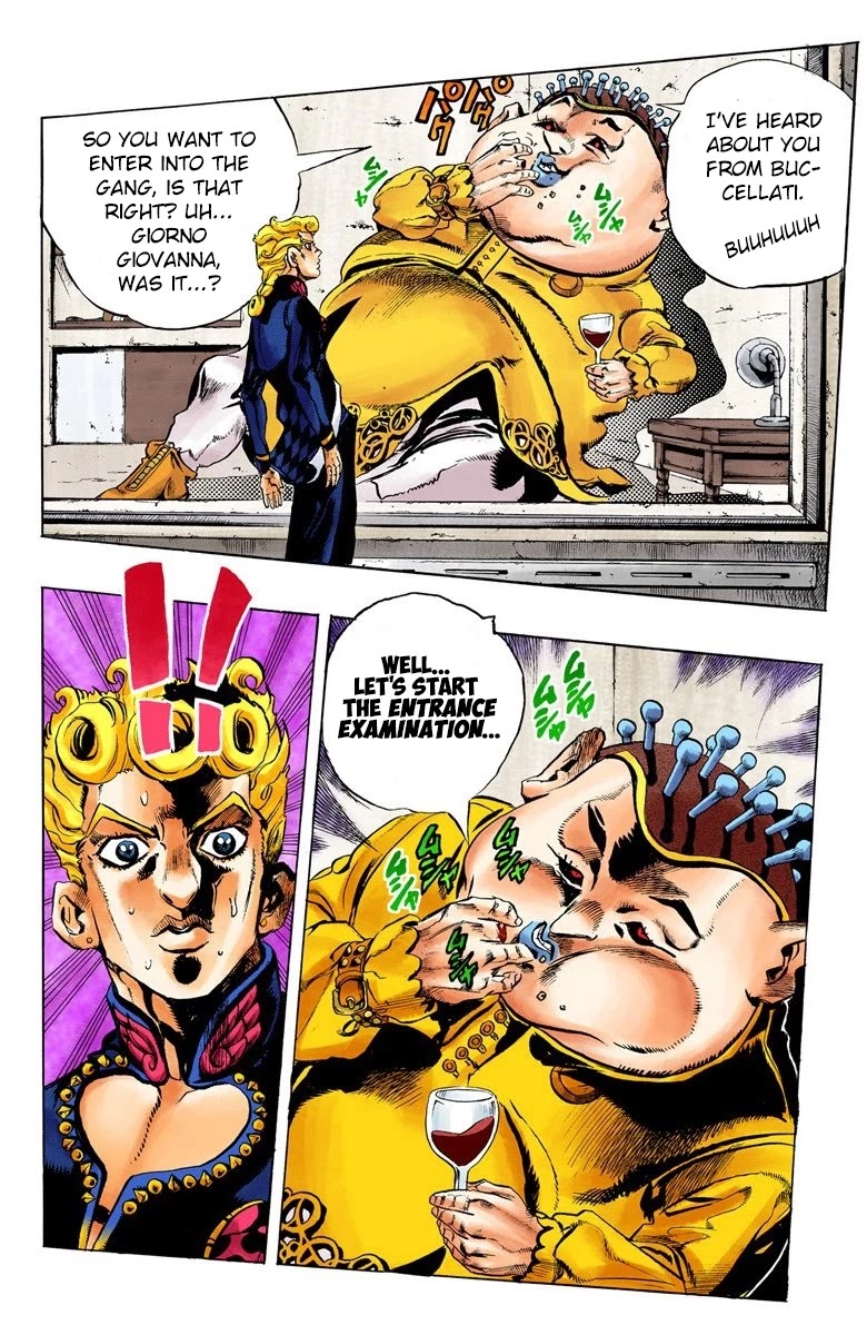 JoJo's Bizarre Adventure Part 5 - Vento Aureo (Official Colored) chapter 9 page 19