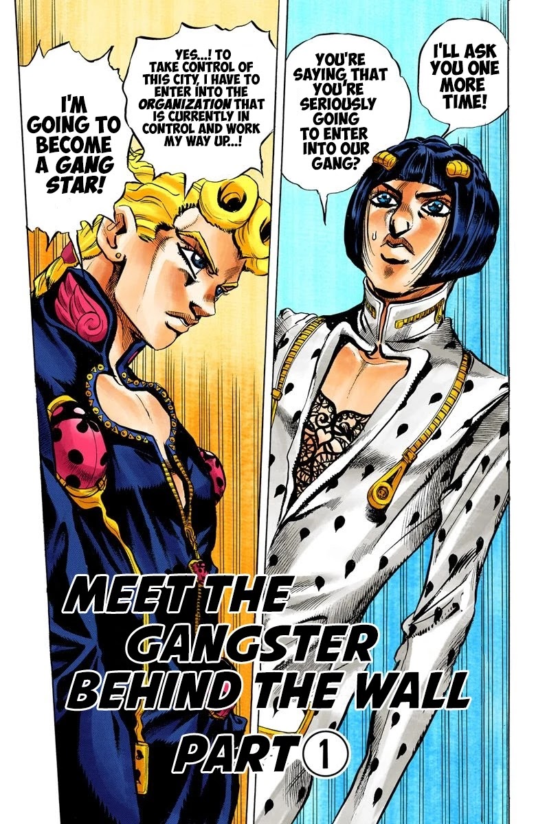 JoJo's Bizarre Adventure Part 5 - Vento Aureo (Official Colored) chapter 9 page 2