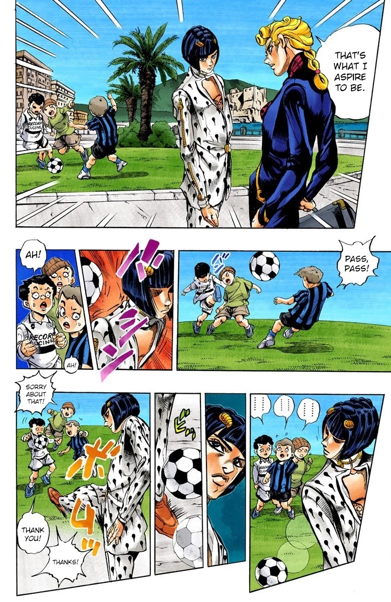 JoJo's Bizarre Adventure Part 5 - Vento Aureo (Official Colored) chapter 9 page 3