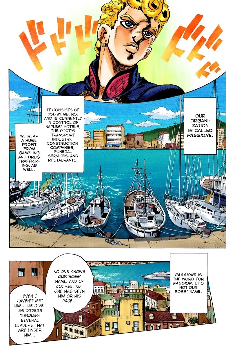 JoJo's Bizarre Adventure Part 5 - Vento Aureo (Official Colored) chapter 9 page 5