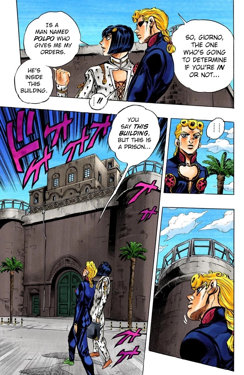 JoJo's Bizarre Adventure Part 5 - Vento Aureo (Official Colored) chapter 9 page 6