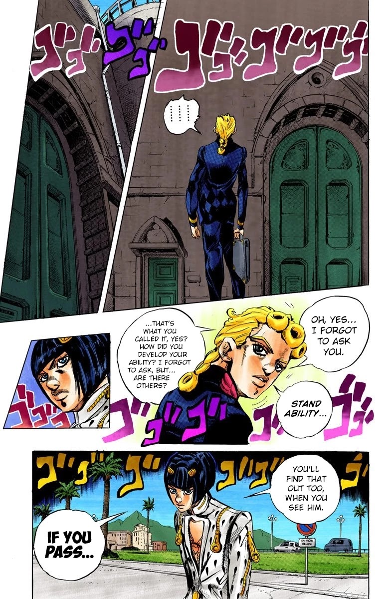 JoJo's Bizarre Adventure Part 5 - Vento Aureo (Official Colored) chapter 9 page 8