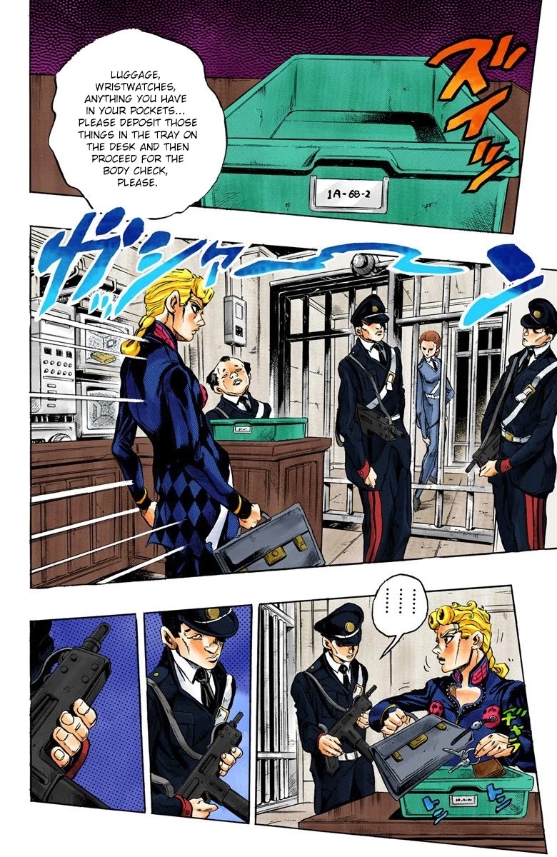 JoJo's Bizarre Adventure Part 5 - Vento Aureo (Official Colored) chapter 9 page 9