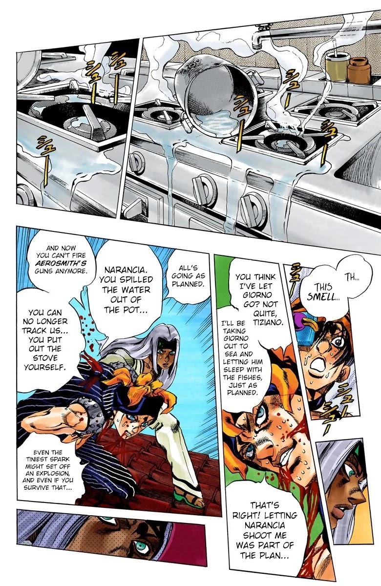 JoJo's Bizarre Adventure Part 5 - Vento Aureo (Official Colored) chapter 90 page 10