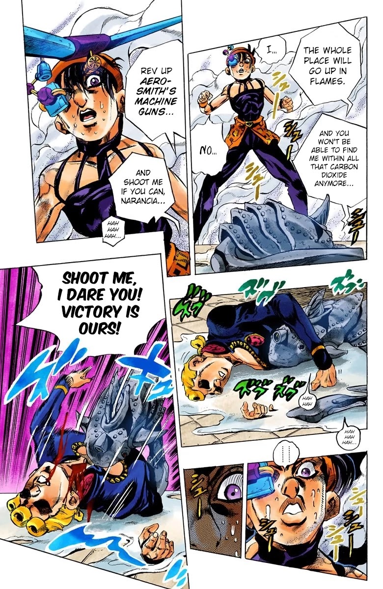 JoJo's Bizarre Adventure Part 5 - Vento Aureo (Official Colored) chapter 90 page 11