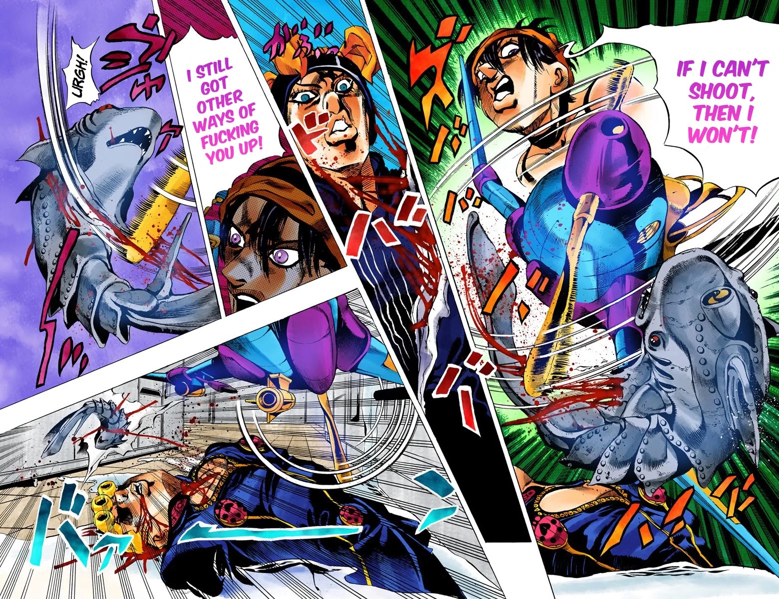 JoJo's Bizarre Adventure Part 5 - Vento Aureo (Official Colored) chapter 90 page 12