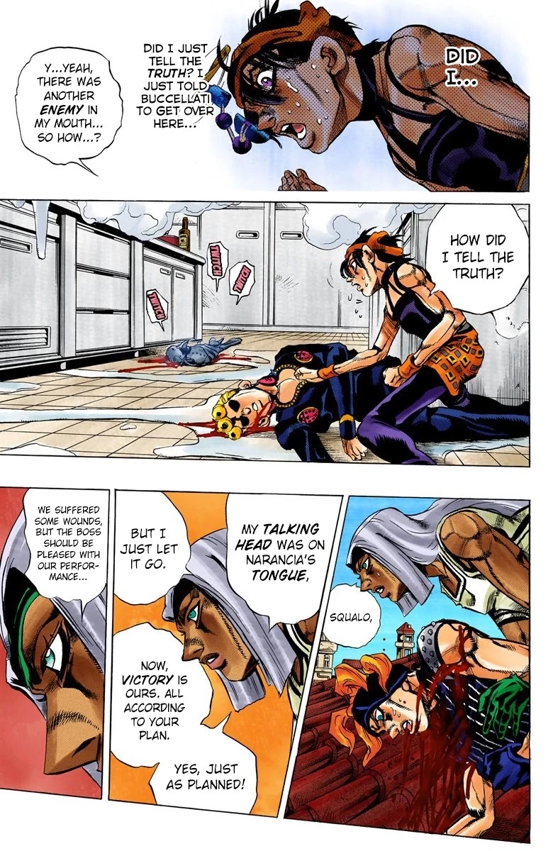 JoJo's Bizarre Adventure Part 5 - Vento Aureo (Official Colored) chapter 90 page 14