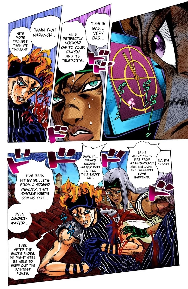 JoJo's Bizarre Adventure Part 5 - Vento Aureo (Official Colored) chapter 90 page 4