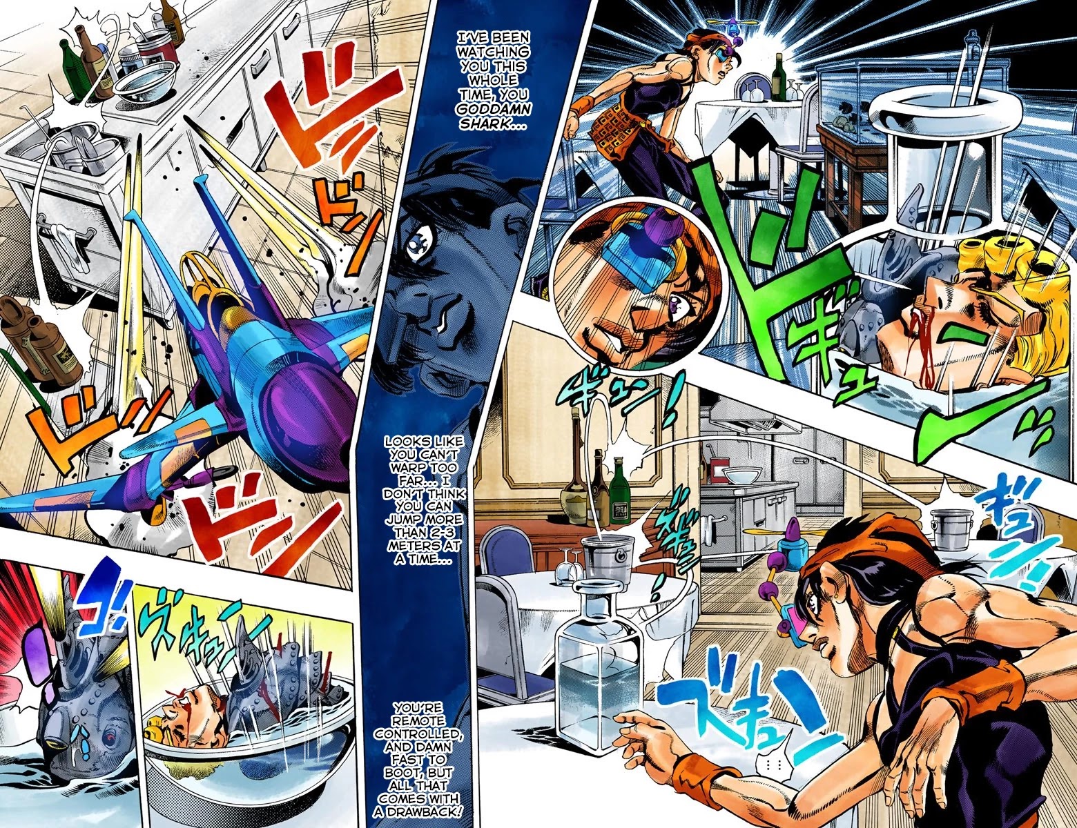 JoJo's Bizarre Adventure Part 5 - Vento Aureo (Official Colored) chapter 90 page 6