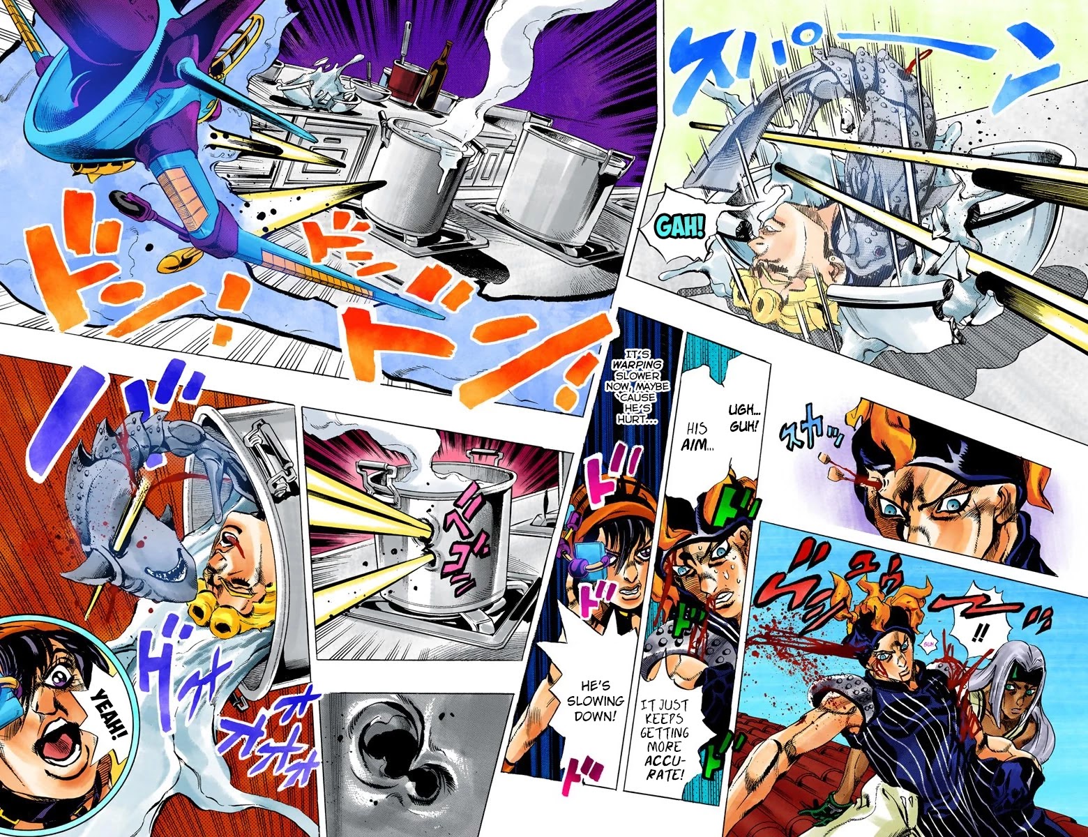 JoJo's Bizarre Adventure Part 5 - Vento Aureo (Official Colored) chapter 90 page 7