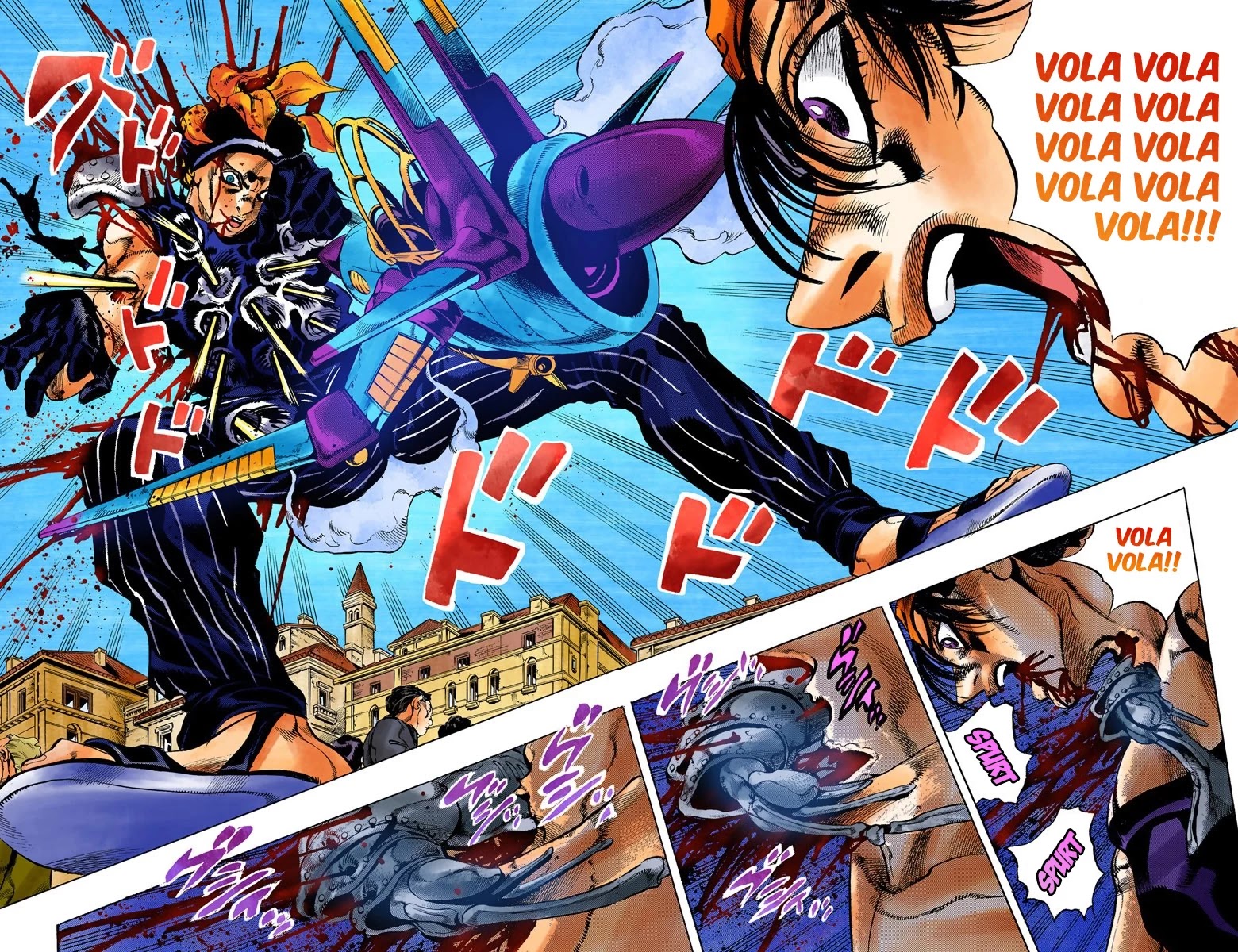 JoJo's Bizarre Adventure Part 5 - Vento Aureo (Official Colored) chapter 92 page 11