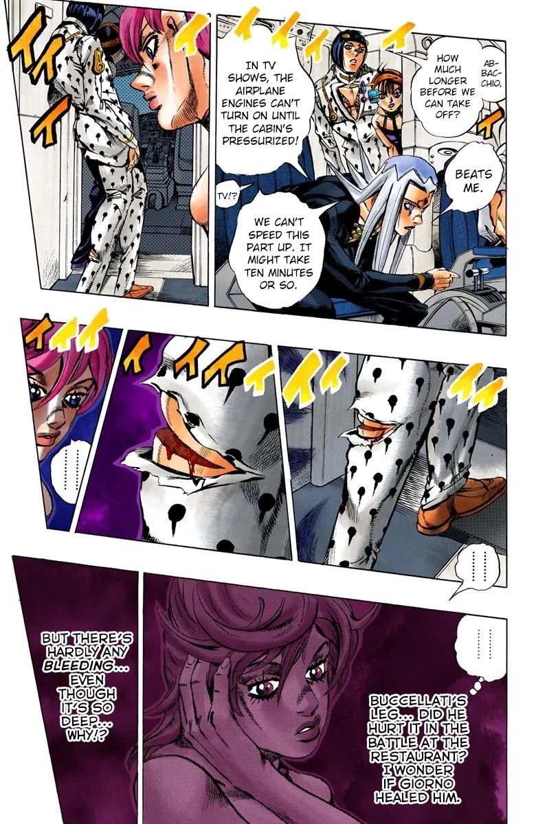 JoJo's Bizarre Adventure Part 5 - Vento Aureo (Official Colored) chapter 93 page 10