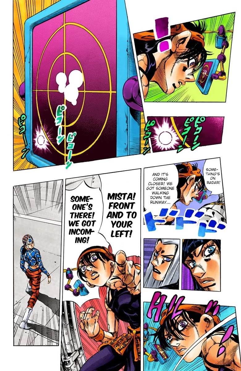 JoJo's Bizarre Adventure Part 5 - Vento Aureo (Official Colored) chapter 93 page 11