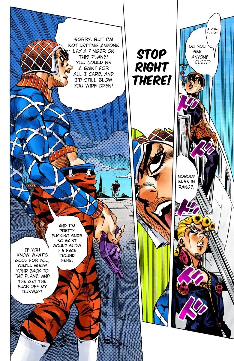 JoJo's Bizarre Adventure Part 5 - Vento Aureo (Official Colored) chapter 93 page 13