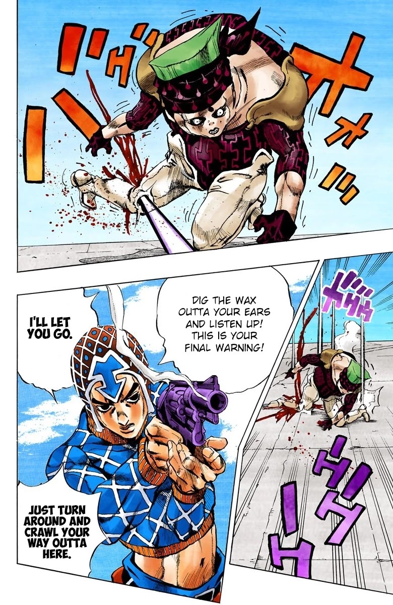 JoJo's Bizarre Adventure Part 5 - Vento Aureo (Official Colored) chapter 93 page 15