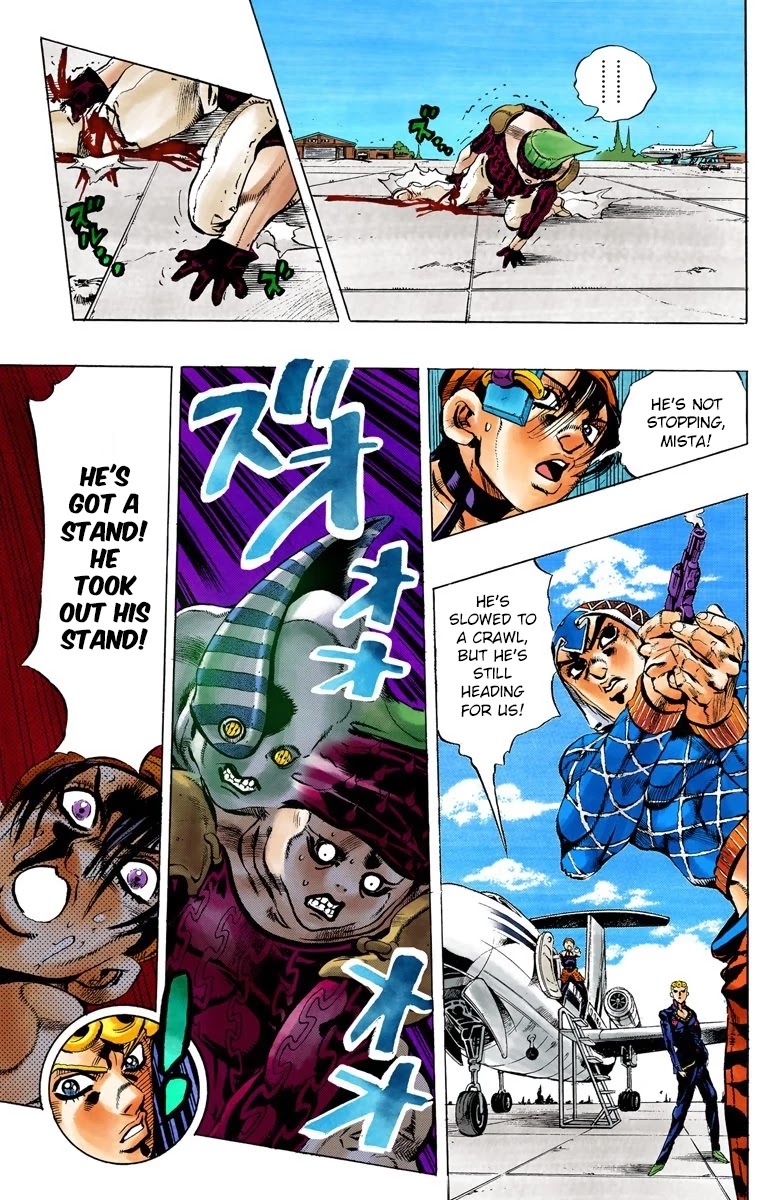 JoJo's Bizarre Adventure Part 5 - Vento Aureo (Official Colored) chapter 93 page 16