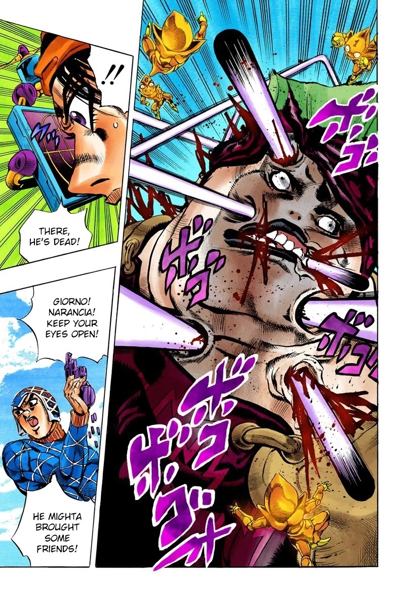 JoJo's Bizarre Adventure Part 5 - Vento Aureo (Official Colored) chapter 93 page 18