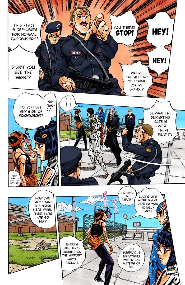 JoJo's Bizarre Adventure Part 5 - Vento Aureo (Official Colored) chapter 93 page 3