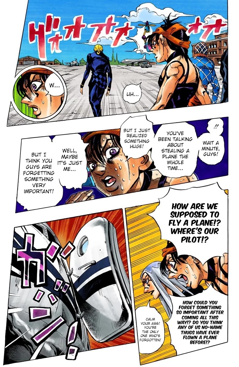 JoJo's Bizarre Adventure Part 5 - Vento Aureo (Official Colored) chapter 93 page 6