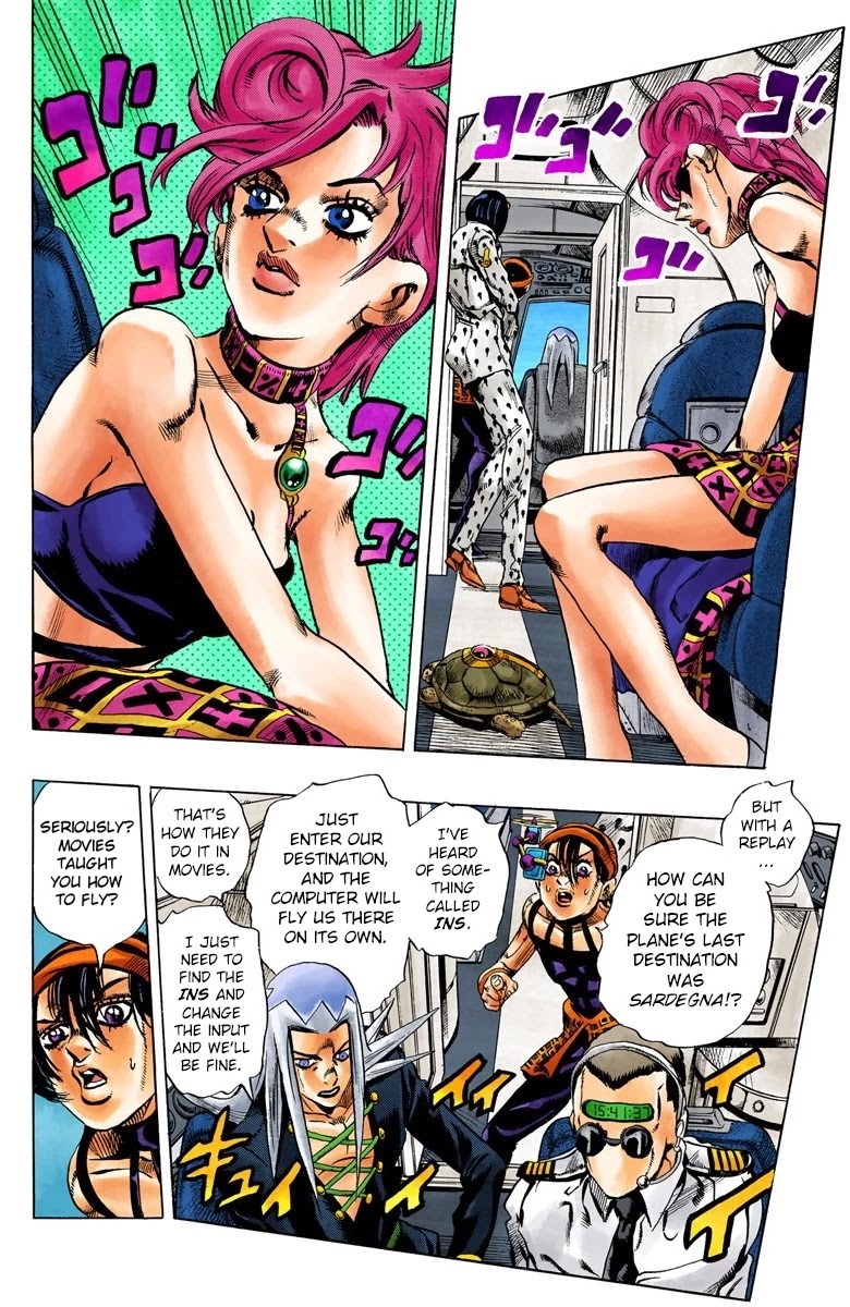 JoJo's Bizarre Adventure Part 5 - Vento Aureo (Official Colored) chapter 93 page 9