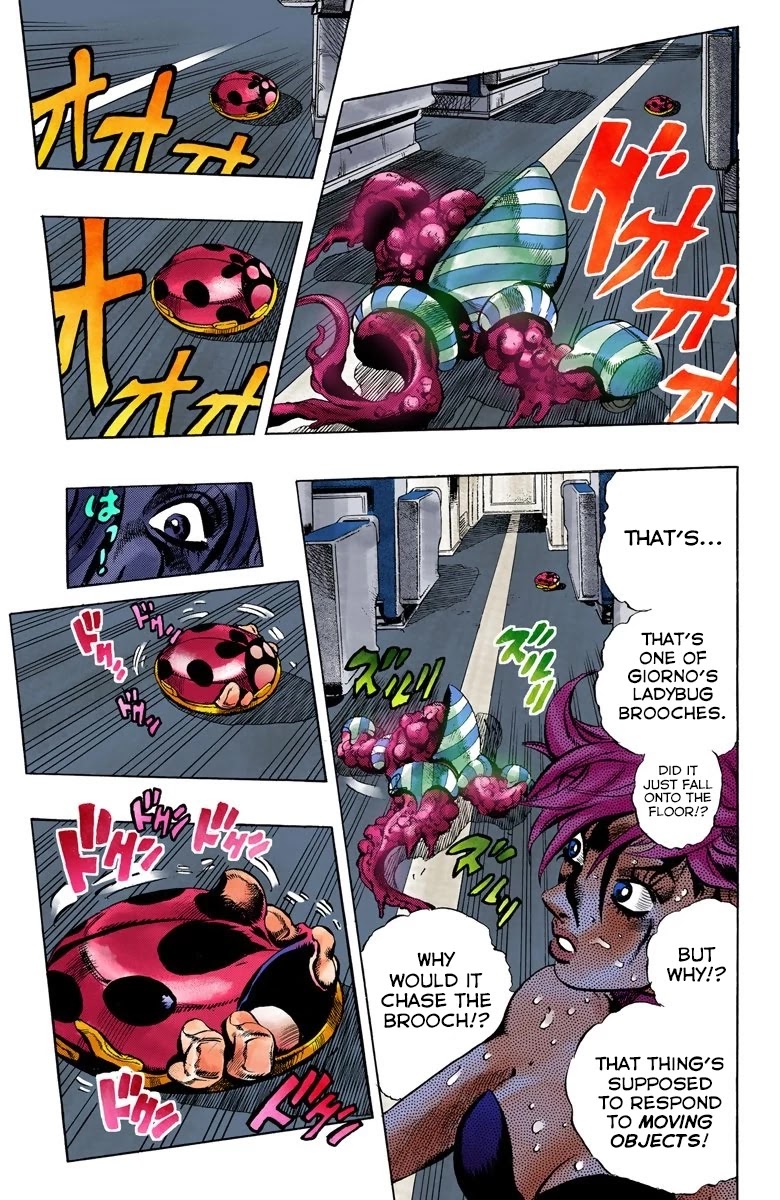 JoJo's Bizarre Adventure Part 5 - Vento Aureo (Official Colored) chapter 97 page 18